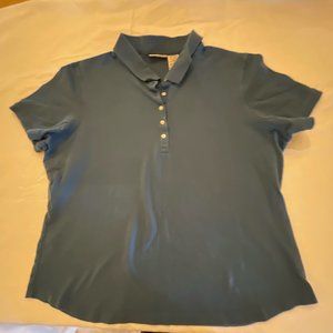 St John's Bay Slate Blue Polo Shirt